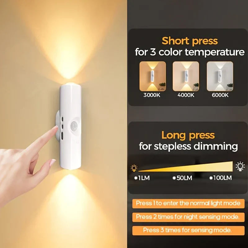 ✨NEW YEAR HOT SALE⚡ - Rechargeable Smart LED Motion Sensor Ambient Light