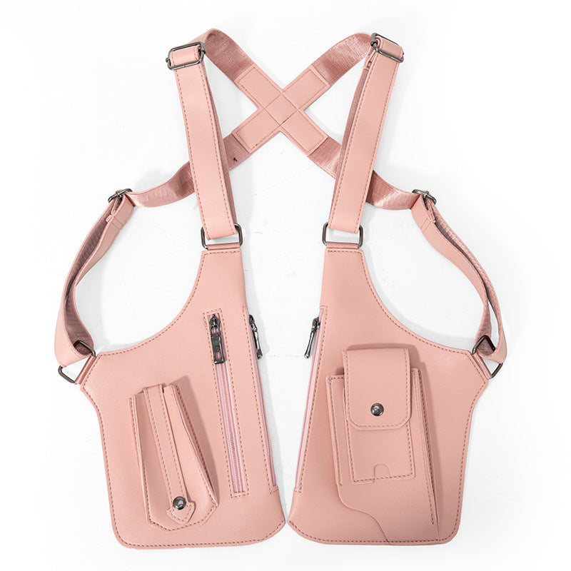 🎒 Premium Leather Underarm Shoulder Bag for Men & Women Anti-theft Hidden Storage