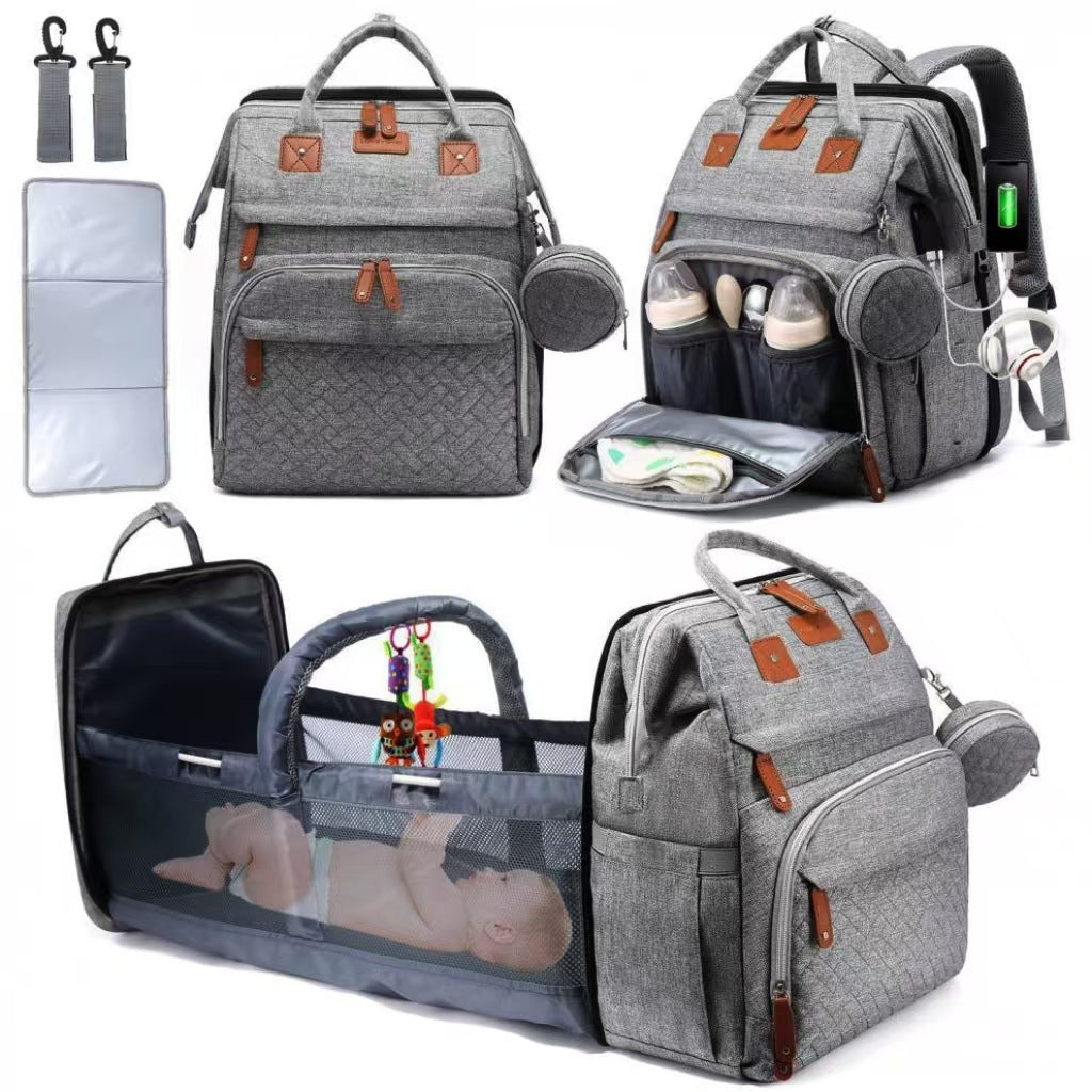 🚼Free Shipping🍼Diaper Bag Backpack with Changing Station, Large Capacity, Newborn Essentials Must Haves