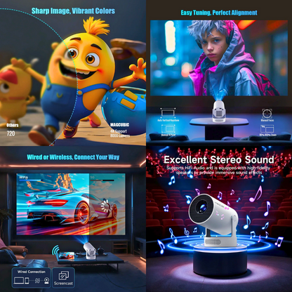 Portable 4K Projector - Cinema Anywhere