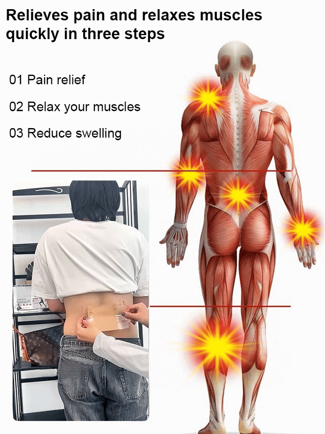 ⏳Time-Limited Special⏰ Ginger Pain Relief Patches – Natural Heat Therapy for Aches & Stiffness | Stick It Where It Hurts! 💆‍♀️