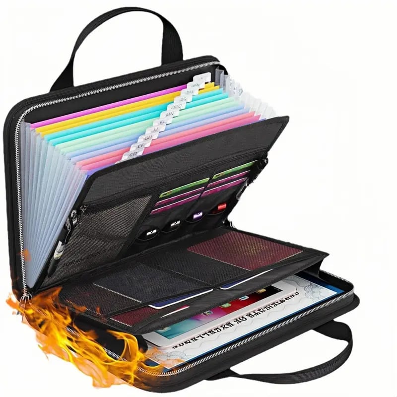 🔥HOST SALES 49% OFF🔥Fireproof Document Organizer with Handle