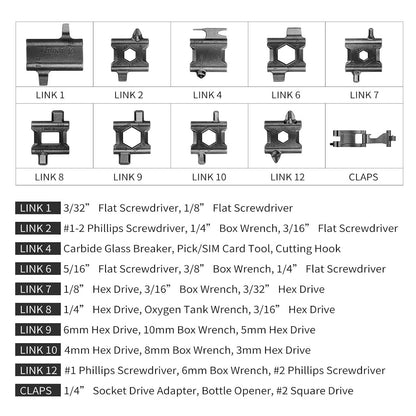 🔥Factory Direct/2nd 60%off🎁LTM Multi-tool bracelet