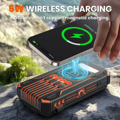⚡Outdoor Foldable Solar Large Capacity Charger Mobile Power Bank