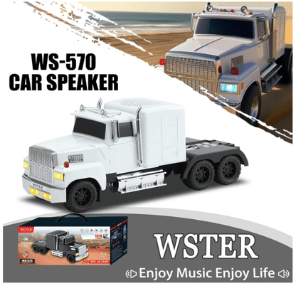 WS-570 Retro American Truck Model Bluetooth Replica Speaker – Portable HD Sound