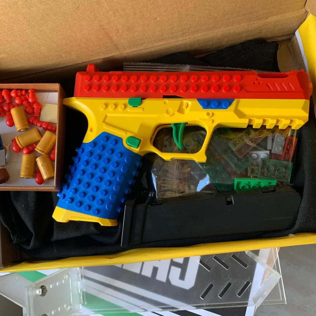 Tactical DIY Building-Block Handle Set