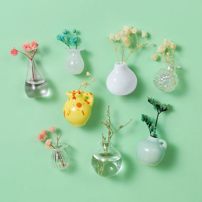 🌸Small items = big home joy!🏺Mini Vase Magnets for Fridge