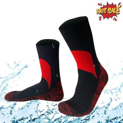 🧦 Unisex Crew Waterproof Socks – Neon Pulse