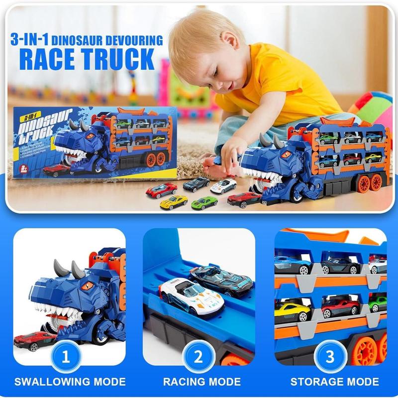 🎄2025 Christmas Surprise Offer Save 60% 🔥 3-in-1 Transforming Dinosaur Truck Toy