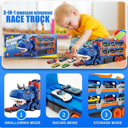 🎄2025 Christmas Surprise Offer Save 60% 🔥 3-in-1 Transforming Dinosaur Truck Toy