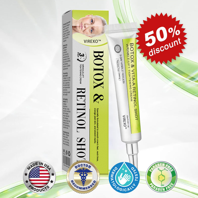 👨‍⚕️Made and shipped from Australia💫 Botox & Vita-A Retinol Shot Wrinkle-Lift Tightening cream - Last Day Promotion 70% OFF