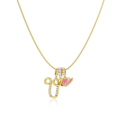 🎁14K Gold/Silver Plated 3-Layering Initial A-Z Letter Pendant Necklaces