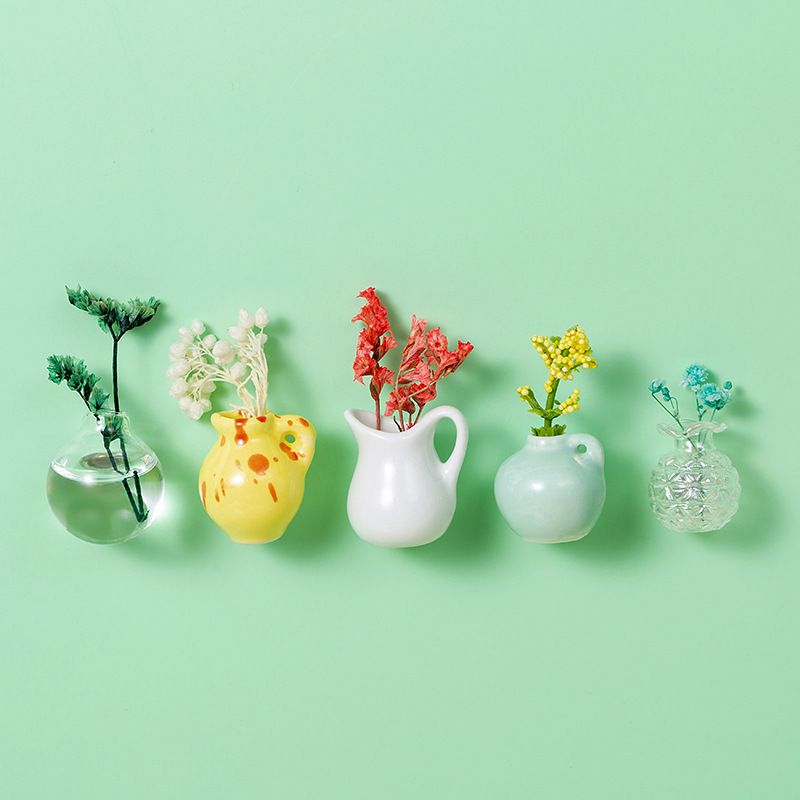 🌸Small items = big home joy!🏺Mini Vase Magnets for Fridge