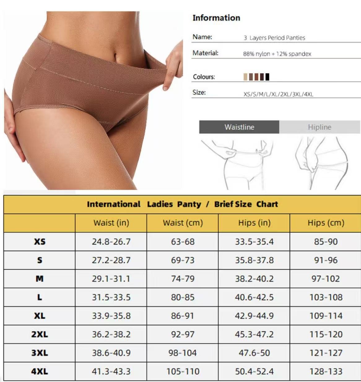 🔥Last Day 49% OFF🔥Signature Leakproof Underwear (5-Pack)