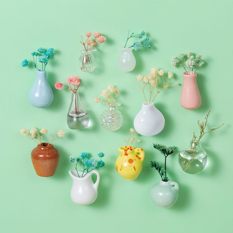 🌸Small items = big home joy!🏺Mini Vase Magnets for Fridge