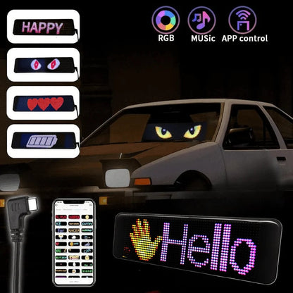 ✨DIY Car Dynamic LED Smart Colorful Eye Lamp Soft Screen(🚀Free VIP shipping ! )