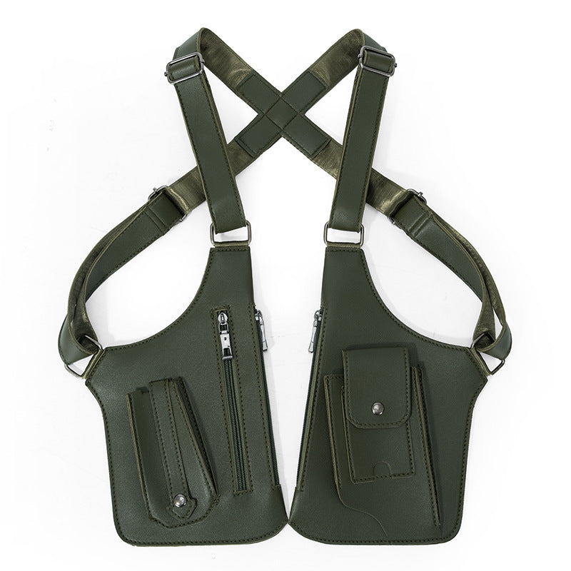 🎒 Premium Leather Underarm Shoulder Bag for Men & Women Anti-theft Hidden Storage