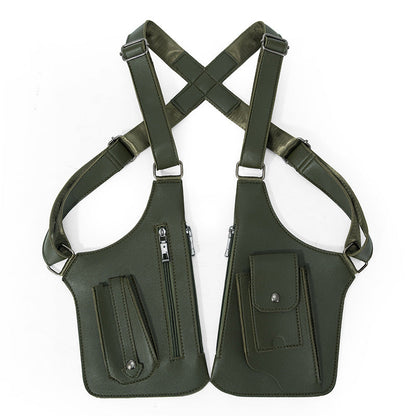 🎒 Premium Leather Underarm Shoulder Bag for Men & Women Anti-theft Hidden Storage