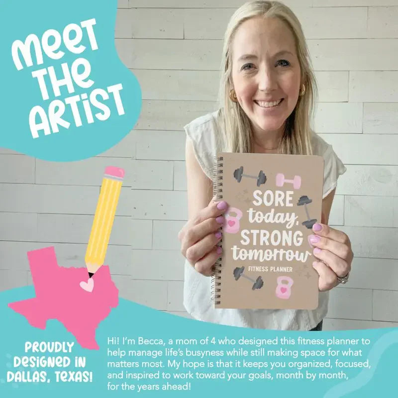 🔥Health & Fitness Journal 2026 | Exercise Planner & Weight Loss Tracker