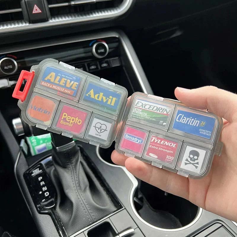 🌸Mother's Day Sale 49% OFF🔥Travel Pill Organizer Box (161 Labels for Customization)