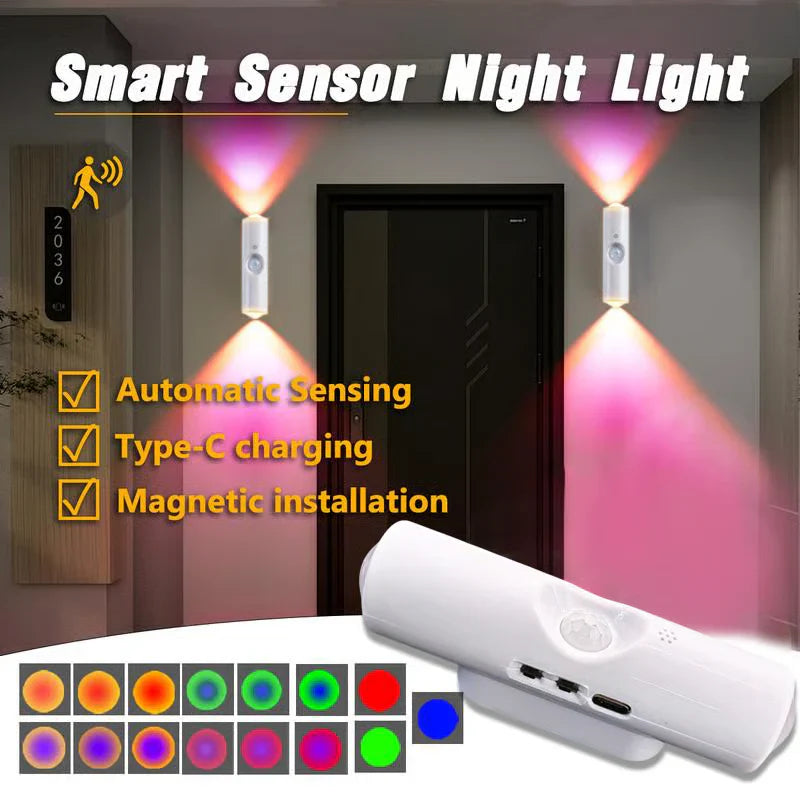 ✨NEW YEAR HOT SALE⚡ - Rechargeable Smart LED Motion Sensor Ambient Light