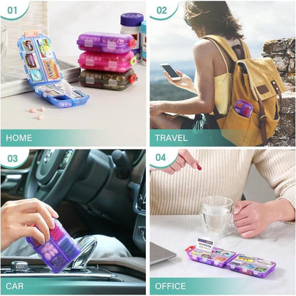 🌸Mother's Day Sale 49% OFF🔥Travel Pill Organizer Box (161 Labels for Customization)