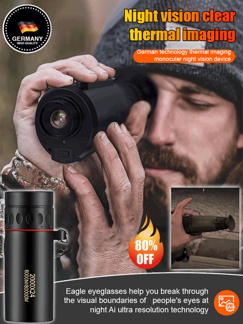 🔥Clearance Sale-Free Shipping❤️🔭Professional-grade zoom binoculars😎, equipped with infrared night vision🌃, autofocus💯, WYSIWYG (What You See Is What You Get)