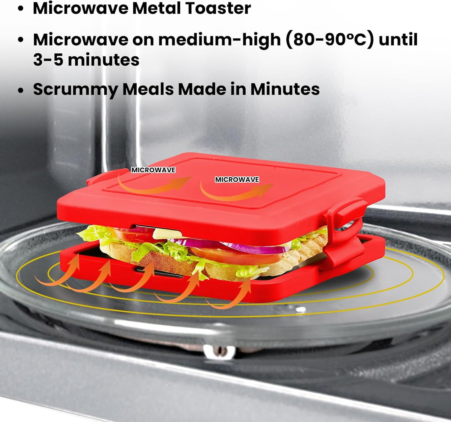 🍳New Year Discount Only🎆Microwave sandwich baking tray