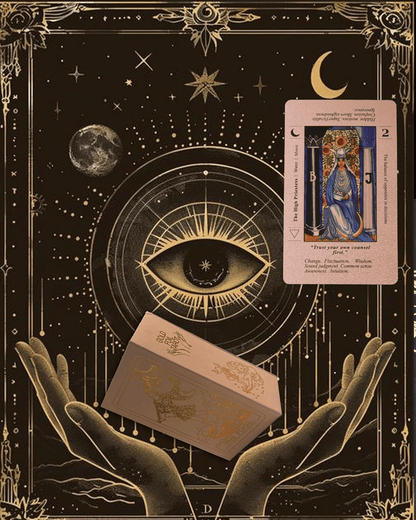 🔮Today Only 2nd 60% OFF!🔥Rose Gold Tarot Cards with Guide Book🔮