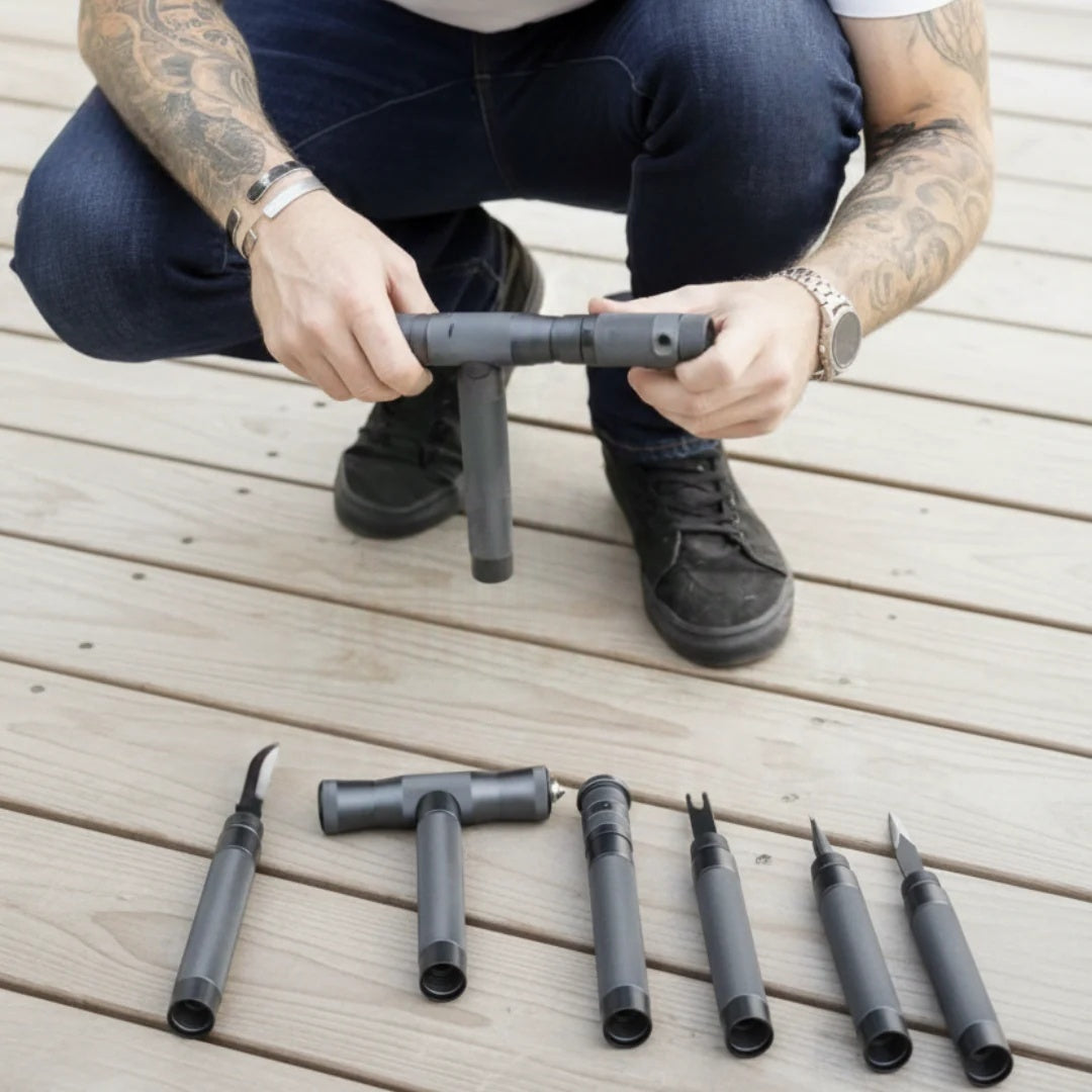 🦯2nd 60% OFF💸Made in U.S.A 15-in-1 Tactical Hiking Stick