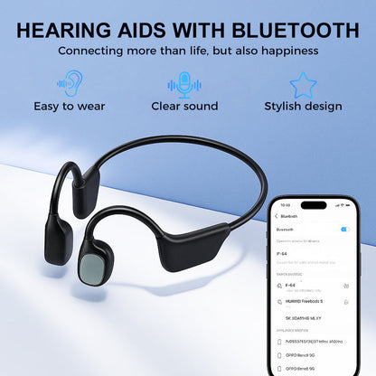 🌎Ends Today: 70% OFF!⏰👂Revitalize your ears again💖 💥 LIMITED TIME OFFER!🔥Bone Conduction Smart Hearing Aid Bluetooth Earphones