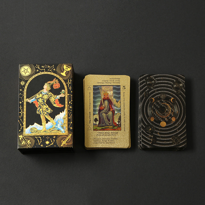 🔮Today Only 2nd 60% OFF!🔥Rose Gold Tarot Cards with Guide Book🔮