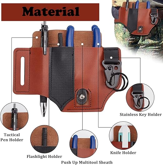 🔥2nd 60%off🔥EDC Leather Belt Sheath