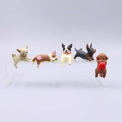 ⏰LAST DAY 60% OFF🔥 Hand-Painted Mini Cat Desk Figurines – Set of 5 Cute Cartoon Kitty Companions