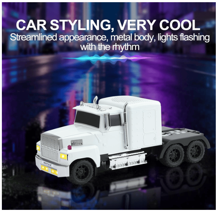 WS-570 Retro American Truck Model Bluetooth Replica Speaker – Portable HD Sound