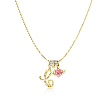 🎁14K Gold/Silver Plated 3-Layering Initial A-Z Letter Pendant Necklaces