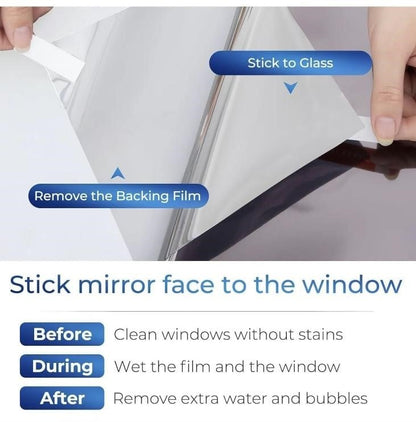 ✨🔥Window Privacy Film One Way, UV Sun Blocking, Heat Control