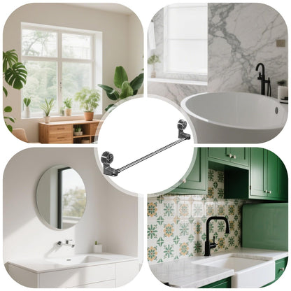 ⏰Limited-Time 49% Off - Christmas Special 🎄Stainless Steel Suction Cup Towel Rack