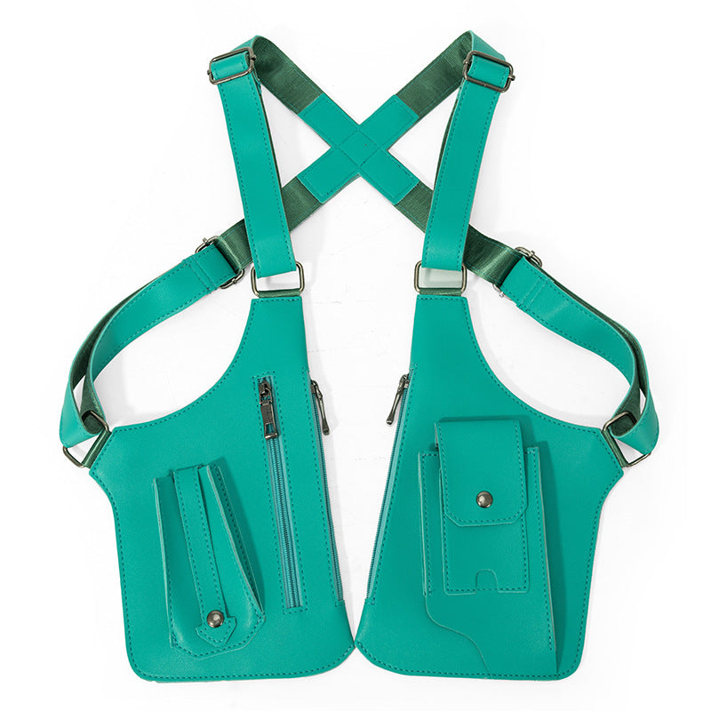 🎒 Premium Leather Underarm Shoulder Bag for Men & Women Anti-theft Hidden Storage