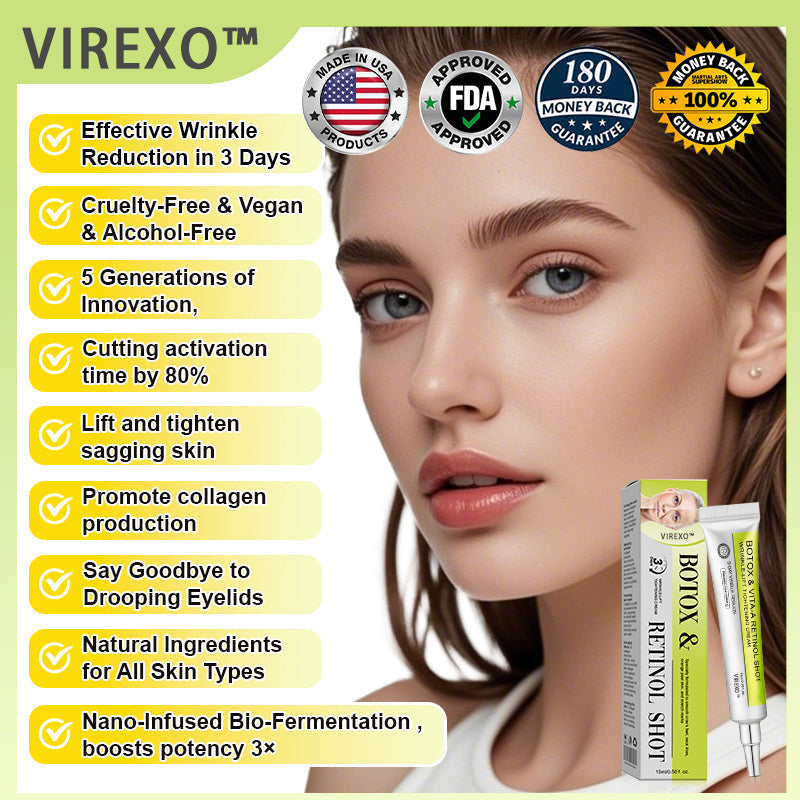 👨‍⚕️Made and shipped from Australia💫 Botox & Vita-A Retinol Shot Wrinkle-Lift Tightening cream - Last Day Promotion 70% OFF