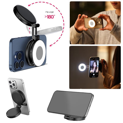 💥 3-in-1 Magnetic Beauty Selfie Light for Phones