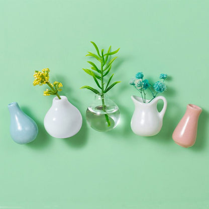 🌸Small items = big home joy!🏺Mini Vase Magnets for Fridge