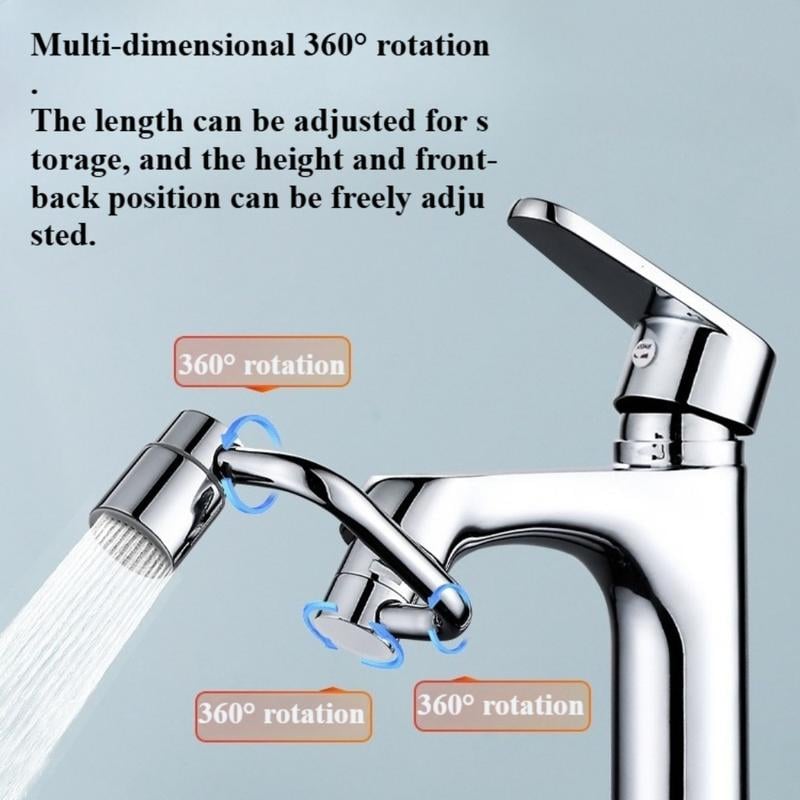 🚰Universal sink faucet-✨360° Rotatable Faucet Aerator Extension