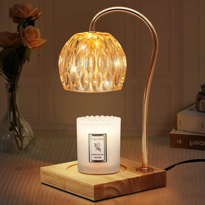 💥2nd Item 60% OFF + FREE SHIPPING 🎁🚚💥 Flower Candle Warmer Lamp with Timer, Dimmable Candle Lamp Warmer