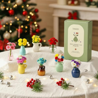 🌸Small items = big home joy!🏺Mini Vase Magnets for Fridge