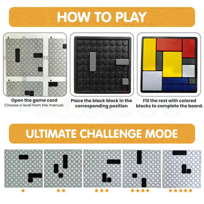 🧩 88-Level Brain Teaser Pattern Block Game: Boost Focus & Logic For Kids 🧠