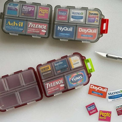 🌸Mother's Day Sale 49% OFF🔥Travel Pill Organizer Box (161 Labels for Customization)
