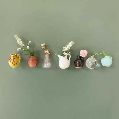 🌸Small items = big home joy!🏺Mini Vase Magnets for Fridge