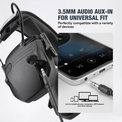 💥Buy 2nd 60% OFF & Free Shipping🔥Head Mounted Tactical Noise Reduction Pickup Hearing Protection Earmuffs