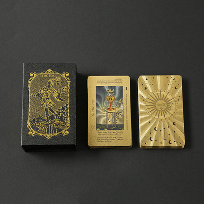 🔮Today Only 2nd 60% OFF!🔥Rose Gold Tarot Cards with Guide Book🔮